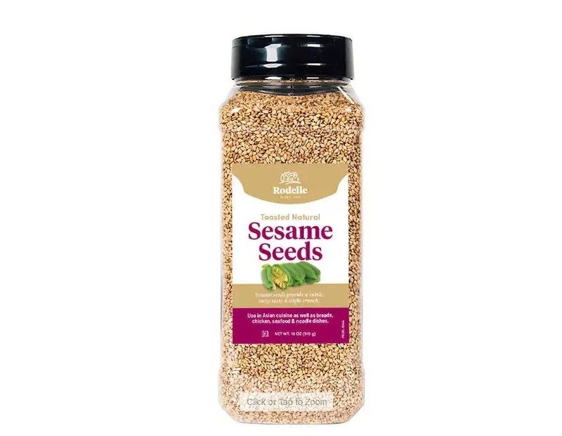 Sealed Rodelle Toasted Sesame Seeds 18 oz (PACK OF 4) gallery