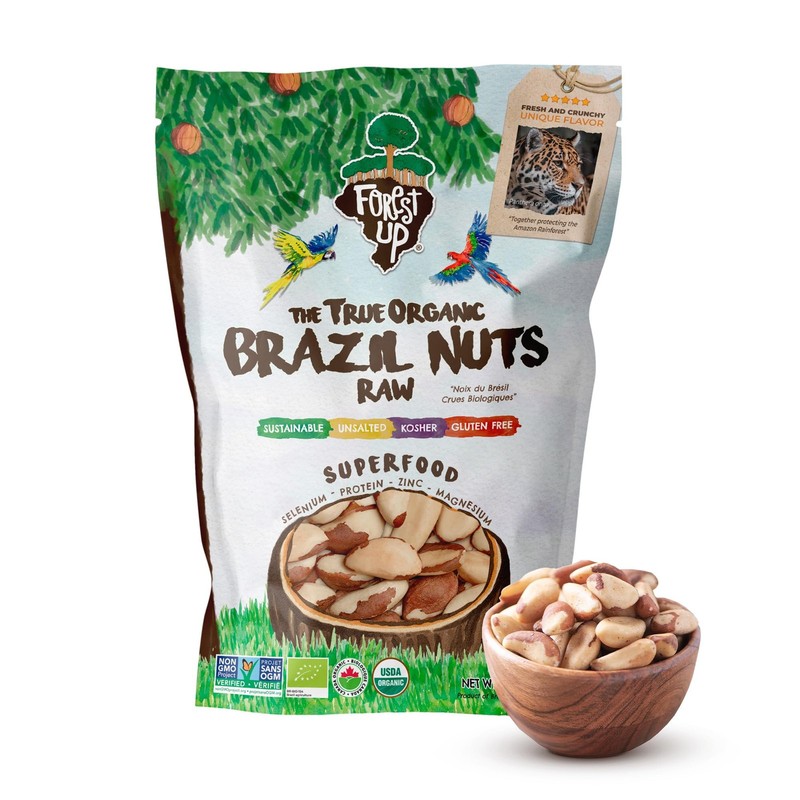 Snack The True Organic Brazil Nuts 15 oz – Raw and Unsalted – – Healthy-Rich …