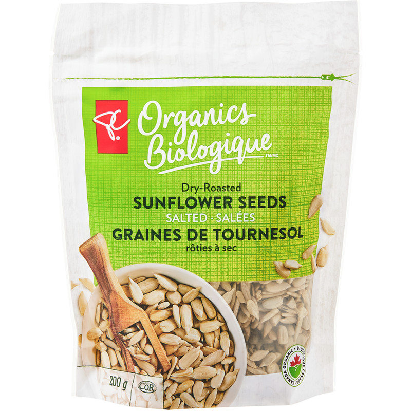 2-Pack PC Organics Dry-Roasted Salted Sunflower Seeds