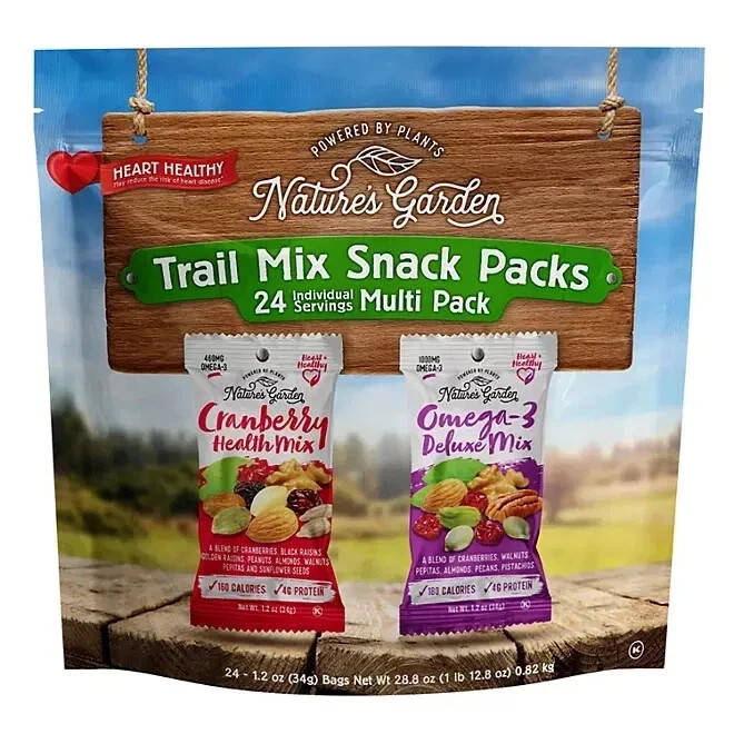 Nature's Garden Trail Mix Snack Packs (1.2oz., 24pk) Great Price gallery