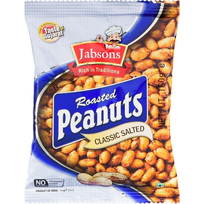 4-Pack Jabsons Roasted Peanuts Classic Salted