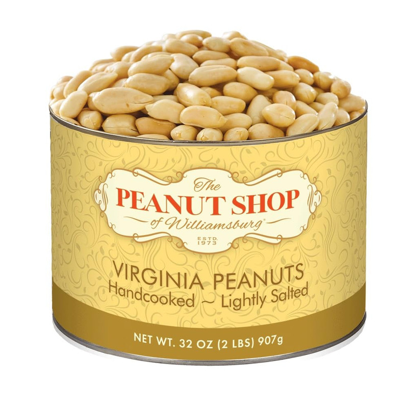 The Peanut Shop of Williamsburg Extra-Large Handcooked Lightly Salted Virginia P