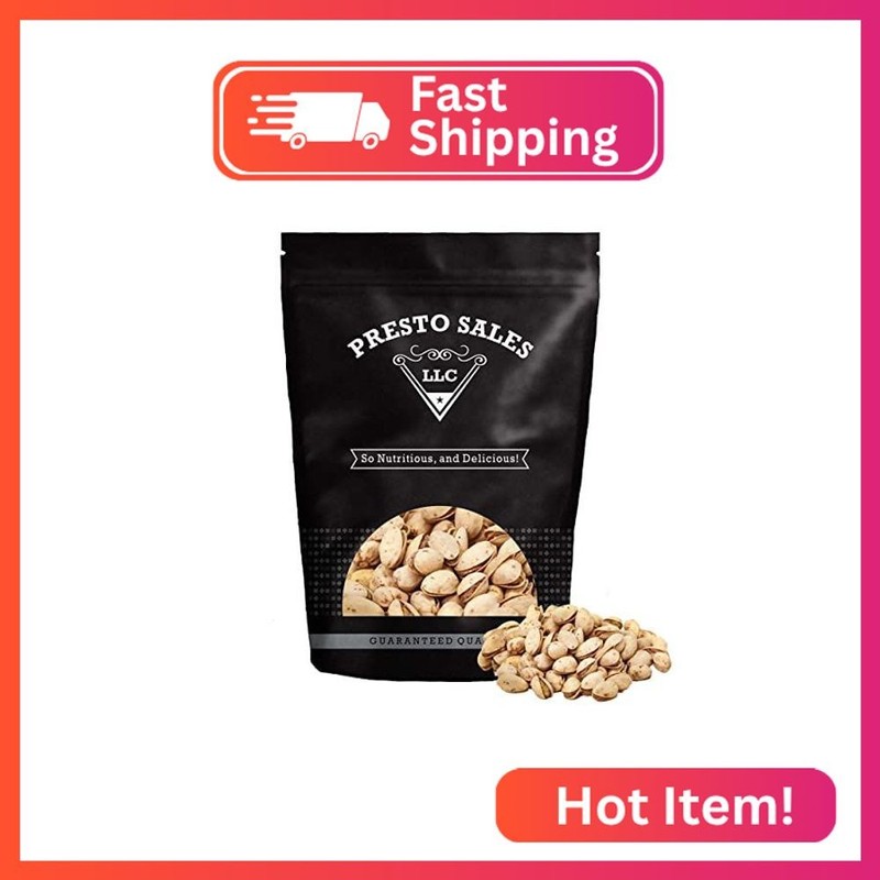 Presto Sales In Shell Pistachios Onion n' Garlic 16 oz. | Premium UMAMI taste, A