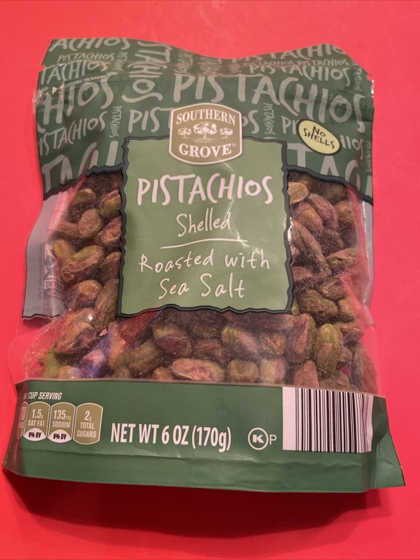 SOUTHERN GROVE SHELLED PISTACHIOS/ 6 OZ