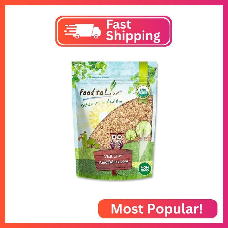 Food to Live Organic Hazelnut Meal, 12 Ounces – Non-GMO Natural Filbert Nut Powd