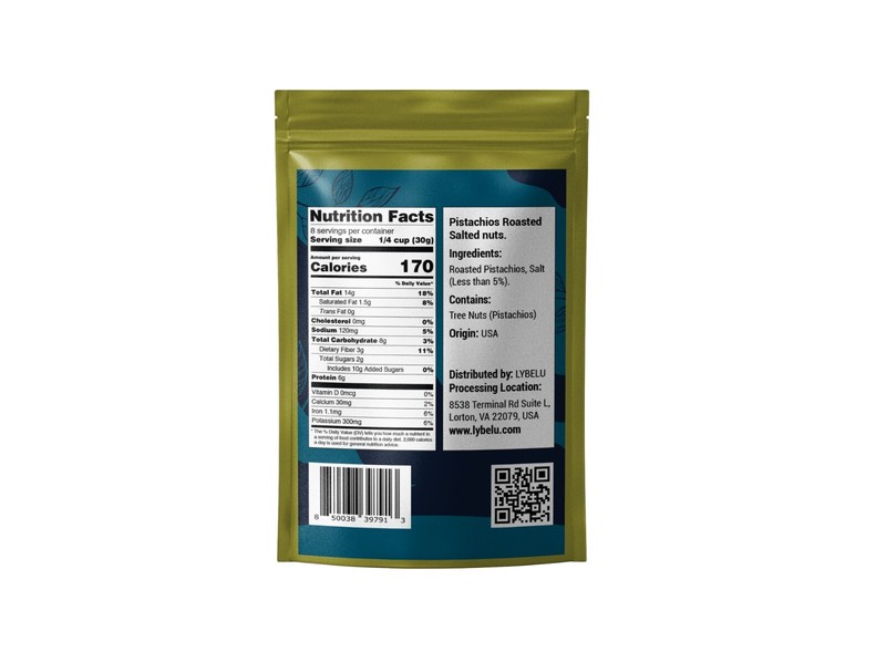 Pistachios Roasted Salted Nuts – 4oz gallery