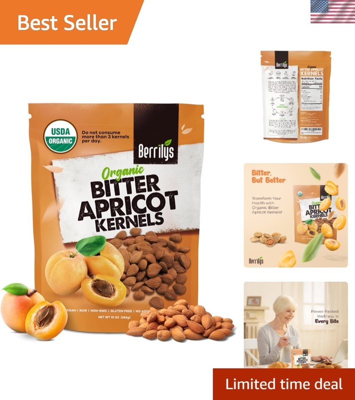 Organic Bitter Apricot Kernels - USDA Certified Organic Bitter Apricot Seeds ...
