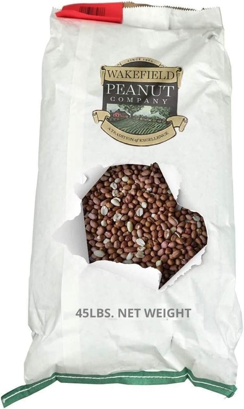 Wakefield Virginia Peanuts Bulk 45LB Bag Shelled for Squirrels, Birds, Deer, Pig
