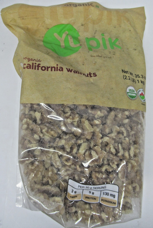 Yupik Organic California Walnuts, 2.2lbs