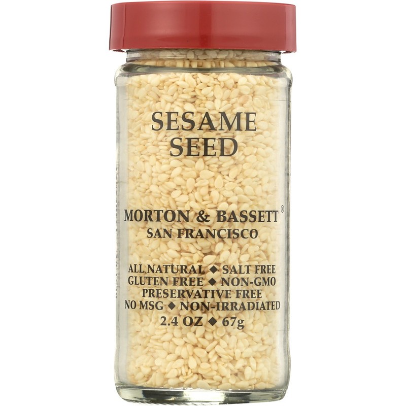Sesame Seed Morton & Bassett 2.4 Oz Glass Jar Spice 3 Pack gallery