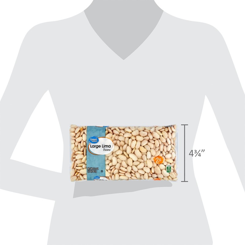 (3 pack) Great Value Large Lima Beans, 32 oz gallery