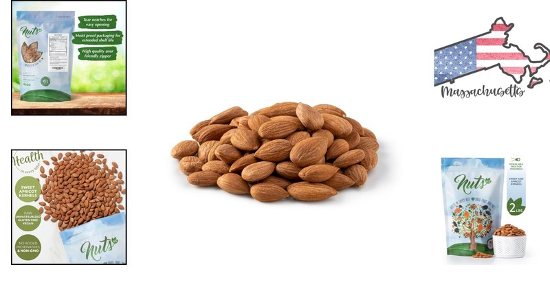 Sweet Raw Apricot Kernels Seeds - Unpasteurized, Non-GMO, Packed In Resealabl... gallery