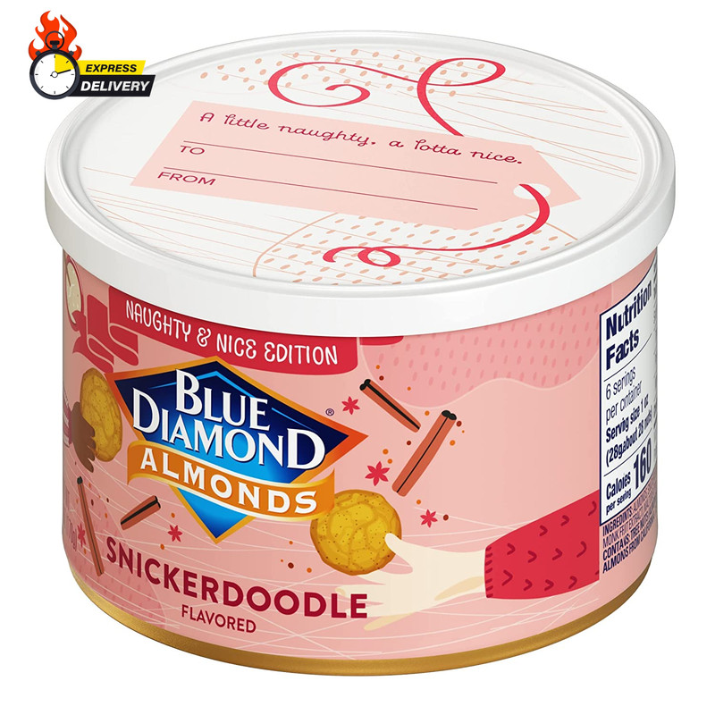 , Snickerdoodle Holiday Snack Nuts, 6 Oz Resealable Can gallery
