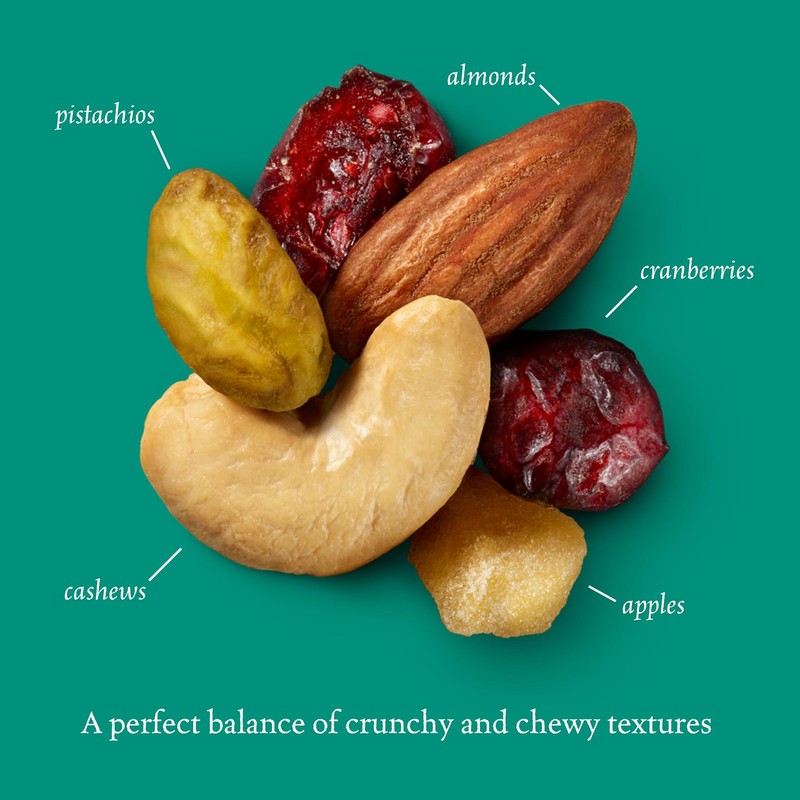 Classic Fruit and Nut Trail Mix, 1.5 Oz Grab & Go Bags (18 Packs) - Dry-Roast... gallery