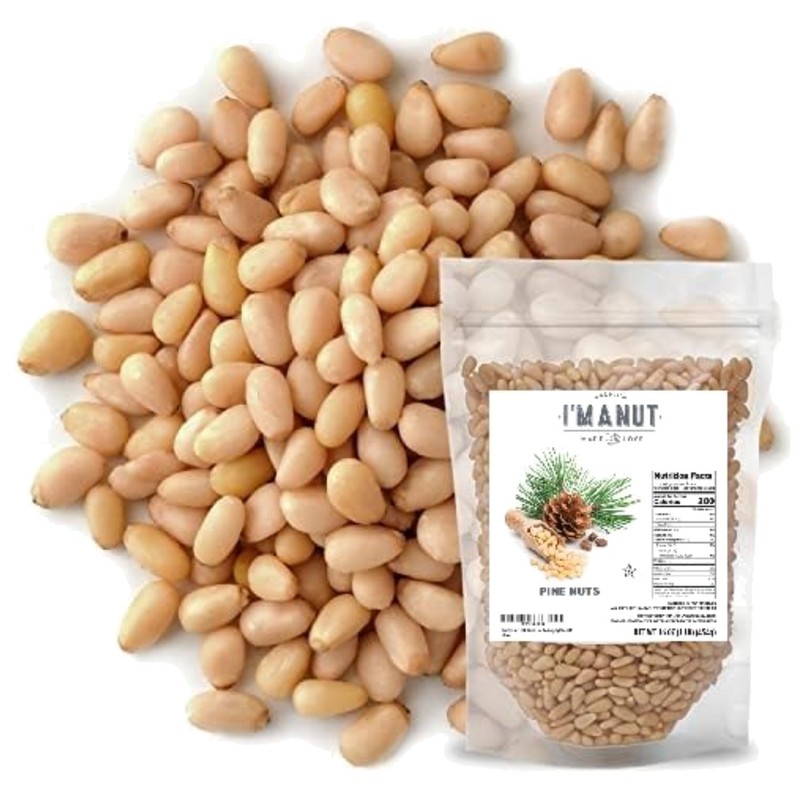 Fresh Raw Pine Nuts 16oz - Gluten & Peanut Free