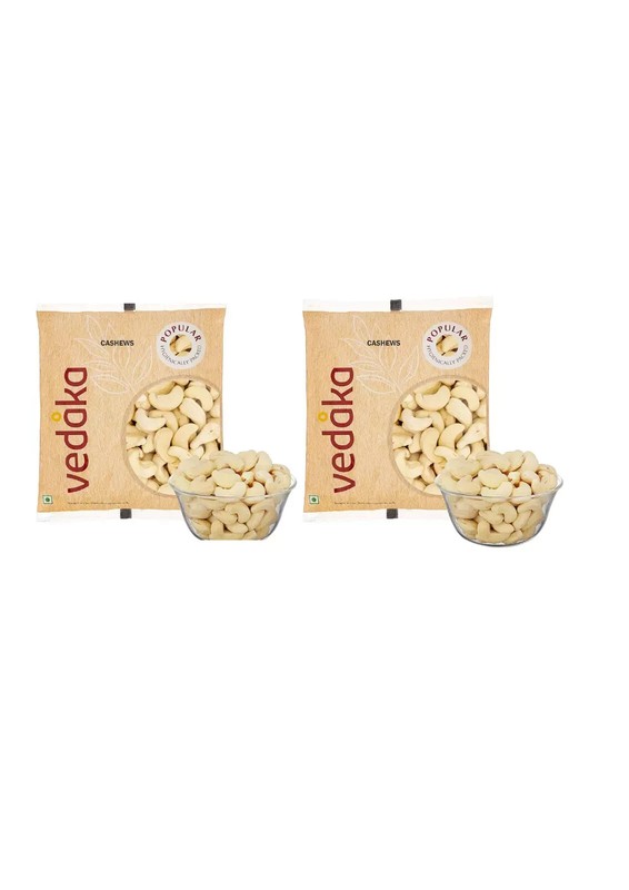 Pack of 2 Vedaka Whole Cashews 100g free shipping world wide
