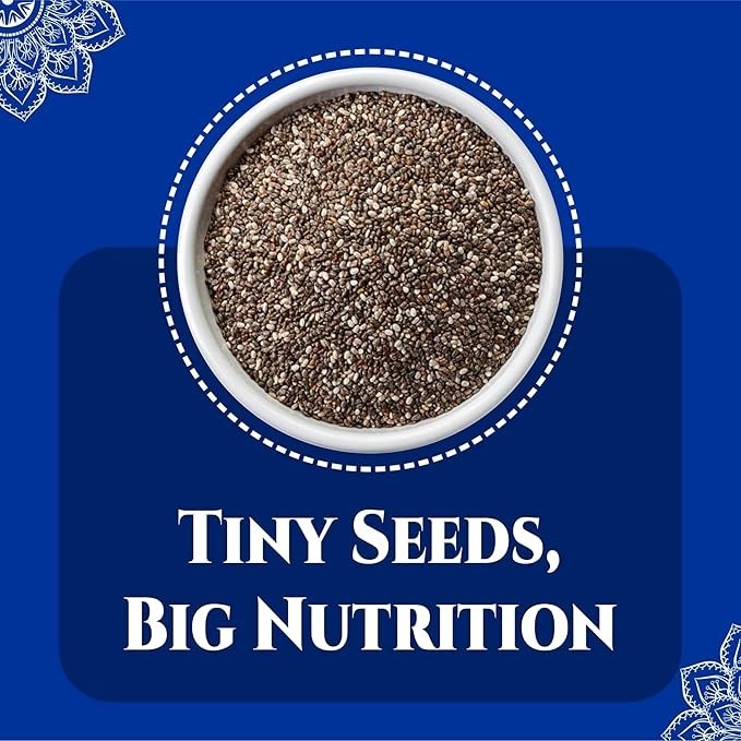 BRALCON Raw Unroasted Pure & Natural Chia Seeds - 100gm gallery