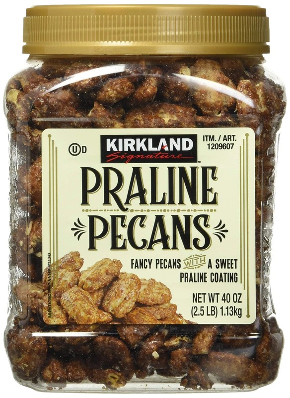 Kirkland Signature Praline Pecans 40 oz 2.5 lb Candy Coated Kosher Snack