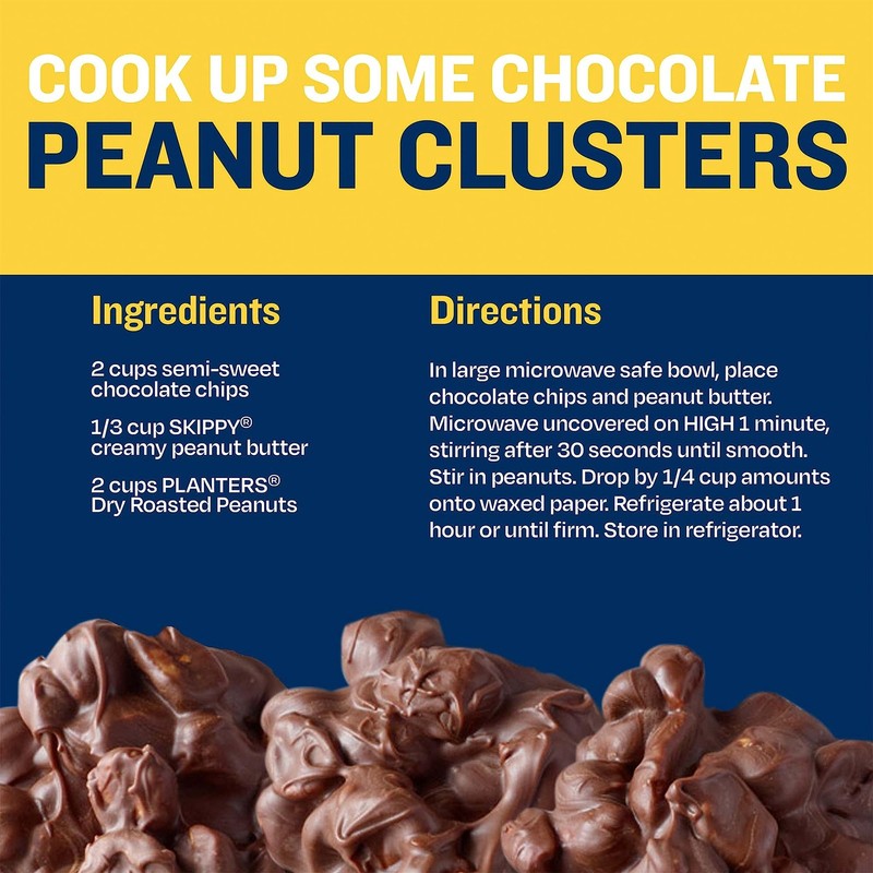 Planters Salted Peanuts 2.5 Oz Pack Of 15 Crunchy Snack High Protein Kosher gallery