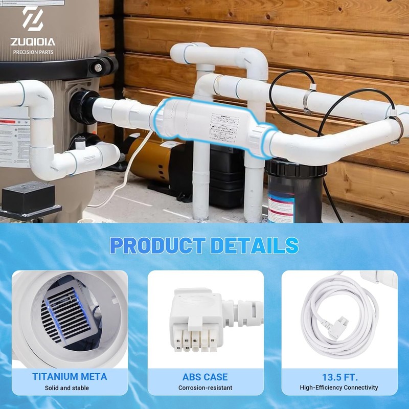 T-15 Salt Cell with Hayward Pool Turbo Chlorinator System Fit for AquaRite, A... gallery
