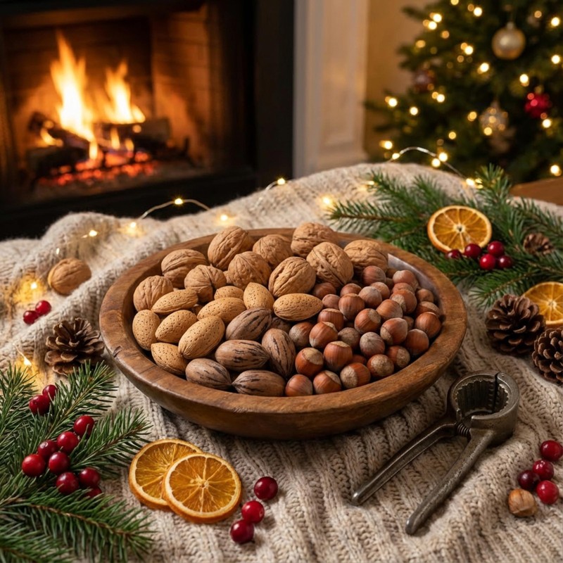 Premium In-Shell Nut Variety Pack, 4 lbs, Mixed Nuts in Shell, Walnut, Almond... gallery