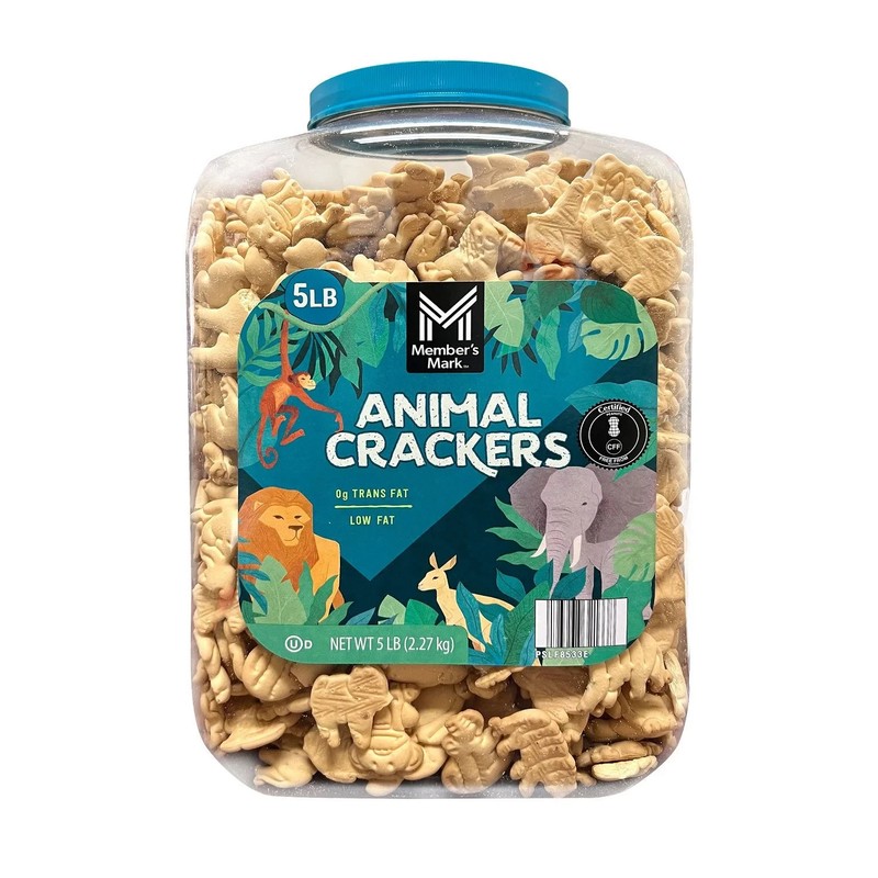 Members Mark Animal Crackers Peanut-Free (5 lbs.) -4pk