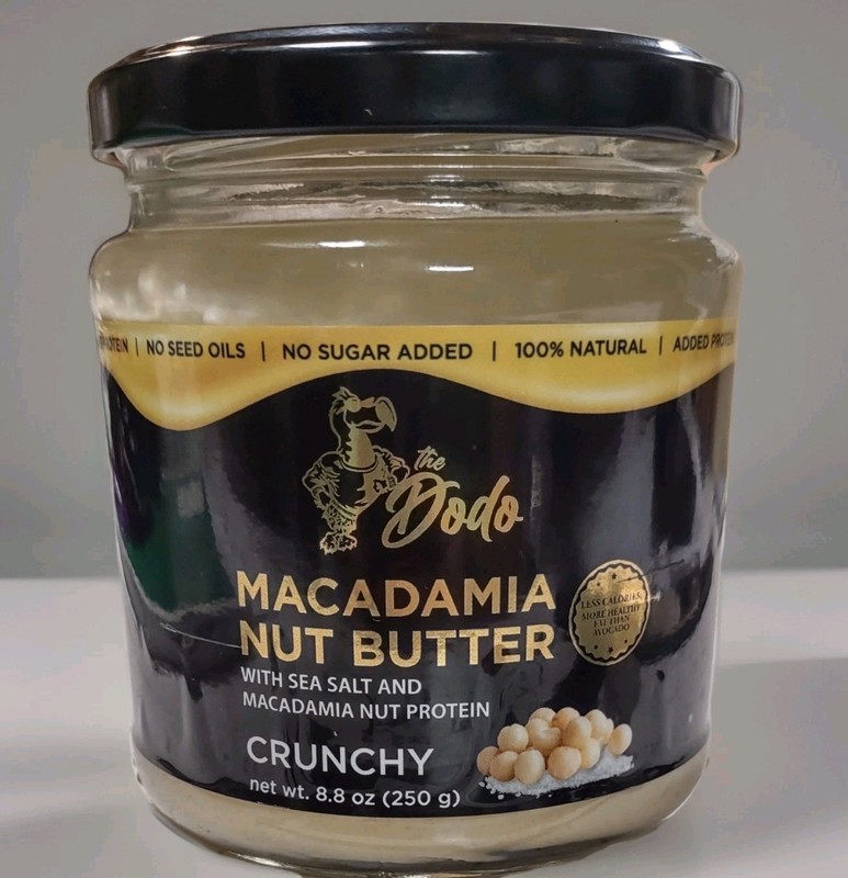 2 Jars Macadamia Nut Butter w Sea Salt & Macadamia Protein 8.8 oz ea HARD 2 FIND