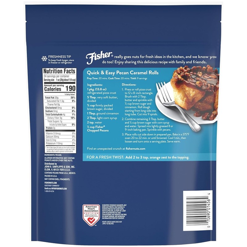 Unsalted Pecans 24 oz - Protein, Keto Friendly gallery
