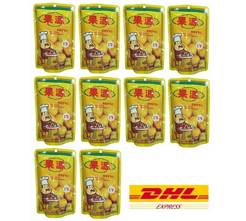 10 x Goryuan Brand Delicious Roasted Chestnuts Country Best 80g
