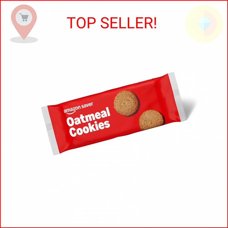 Amazon Saver, Dunking Oatmeal Cookies, 12 ounce (Previously Happy Belly, Packagi