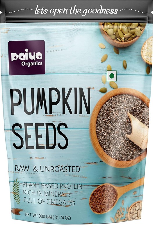 Paiya Organics Pumpkin Seeds 900gm