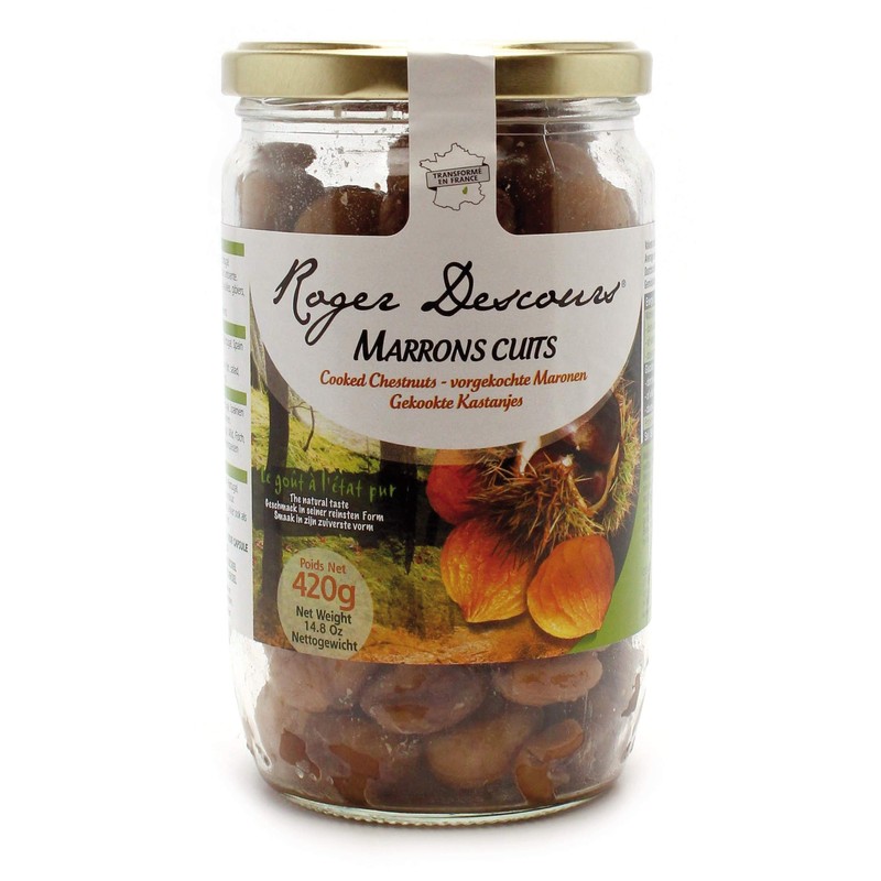 Concept Fruits Whole Roasted French Chestnuts - Peeled Ready-to-eat Steamed -...