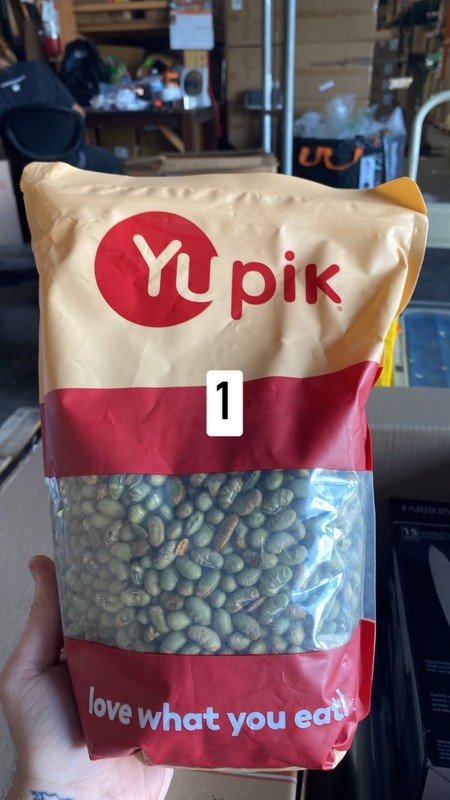 Dry Roasted Unsalted Edamame Beans 2.2 lb Pack of 2 gallery
