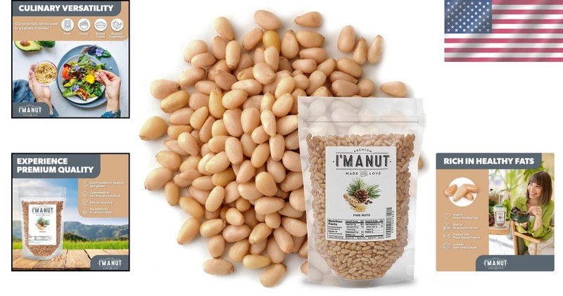 Delicious Raw Pine Nuts - Heart-Healthy & Vitamin-Rich gallery