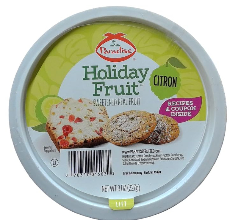 Diced Citron, 8 Ounce gallery