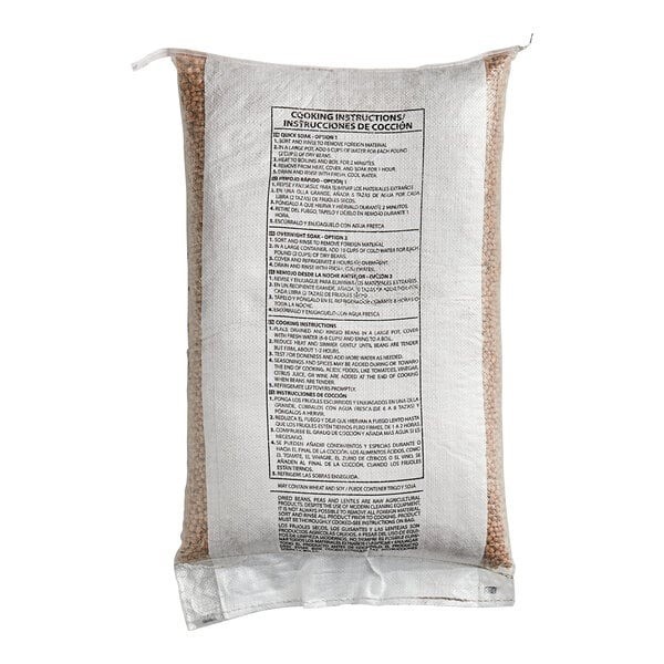 50 lb. Dry Garbanzo Beans Bulk Bag Dried Chickpeas Pantry Restaurant Food Supply gallery