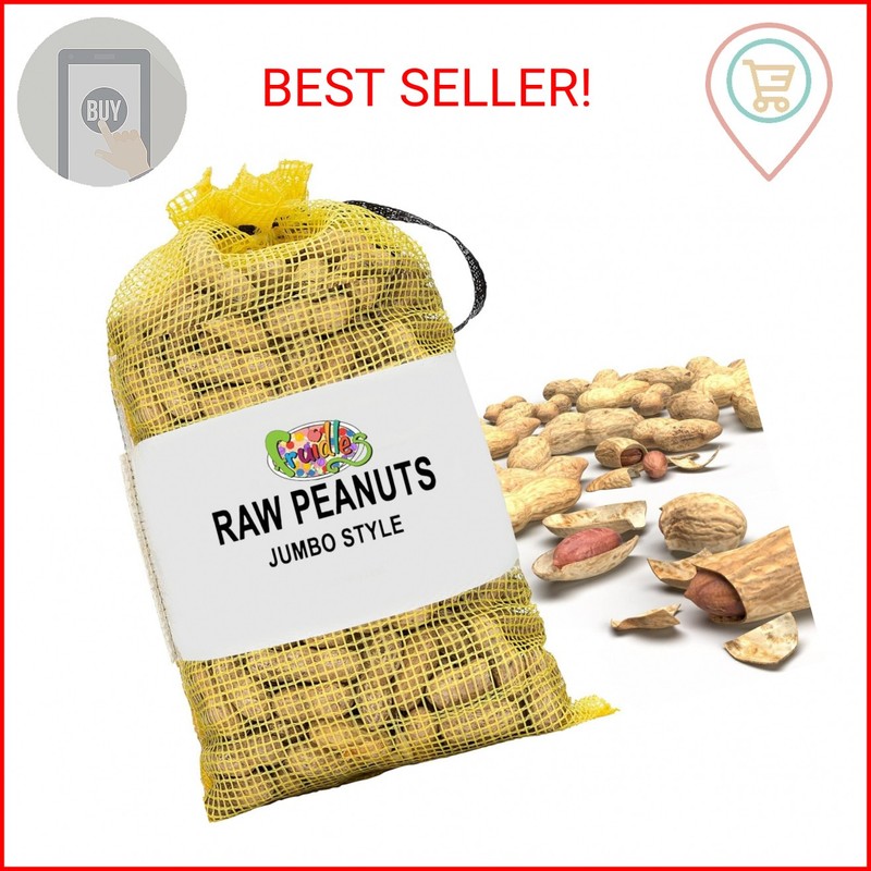 Fruidles Raw Peanuts, 2 Pound Bag Raw Peanuts in Shell, Great for Boiling, Squir