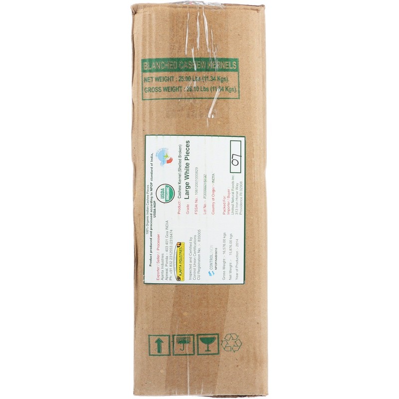 Nuts 25 Lb Organic Cashew Kernels Bulk Cashews 1 Pack gallery