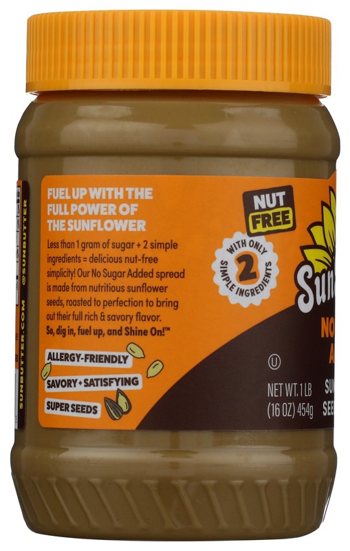 Sunbutter Sunflower Seed Butter No Sugar Added 16 Ounce Jar Seeds Oz 6 Pack gallery