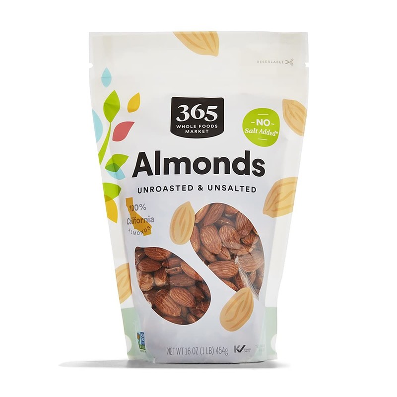365 by Whole Foods Market, Whole Raw Almonds, 16 OZ gallery
