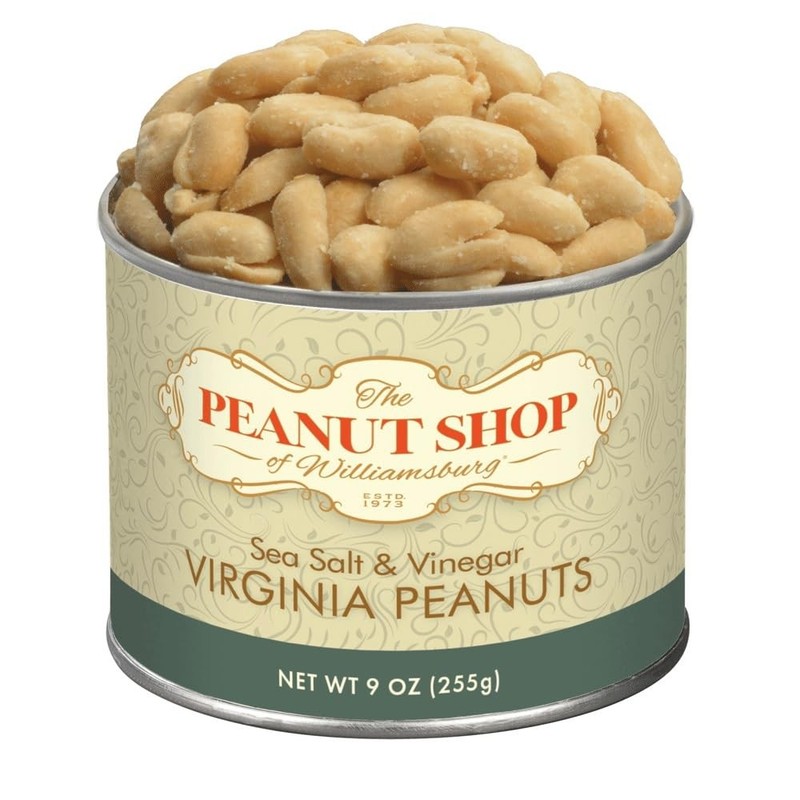 Sea Salt & Vinegar Williamsburg Peanuts, Lightly Salted Handcooked Virginia P…