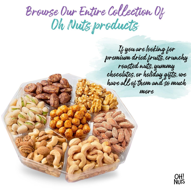 7 Variety Nuts Gift Basket - Healthy Food Assorted Nuts Gifts Baskets - Holiday gallery