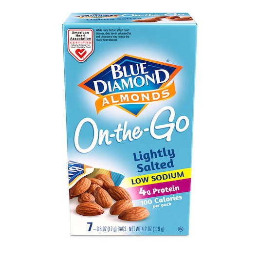 Blue Diamond Almonds Lightly Salted 100 Calorie Pack, 4.2 Ounce, 6 per case gallery