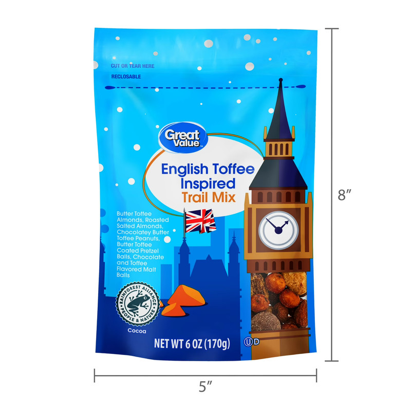 Great Value English Toffee Inspired Trail Mix, 6 oz gallery