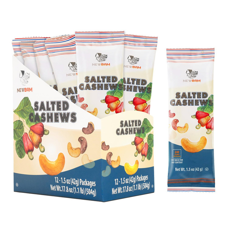 Lightly Salted Cashews Individual Packs - 12 Cashew Snack Packs Roasted Nuts ... gallery
