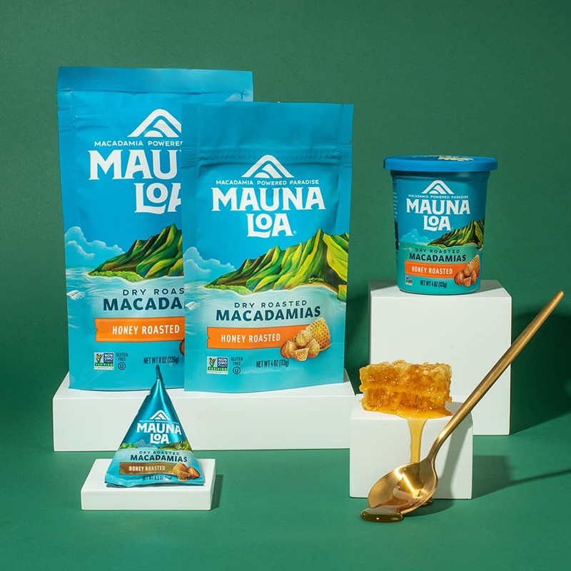 Roasted Macadamia Nuts, Honey Roasted Salted Flavor, .5 Oz Pouches (Pack of 24) gallery