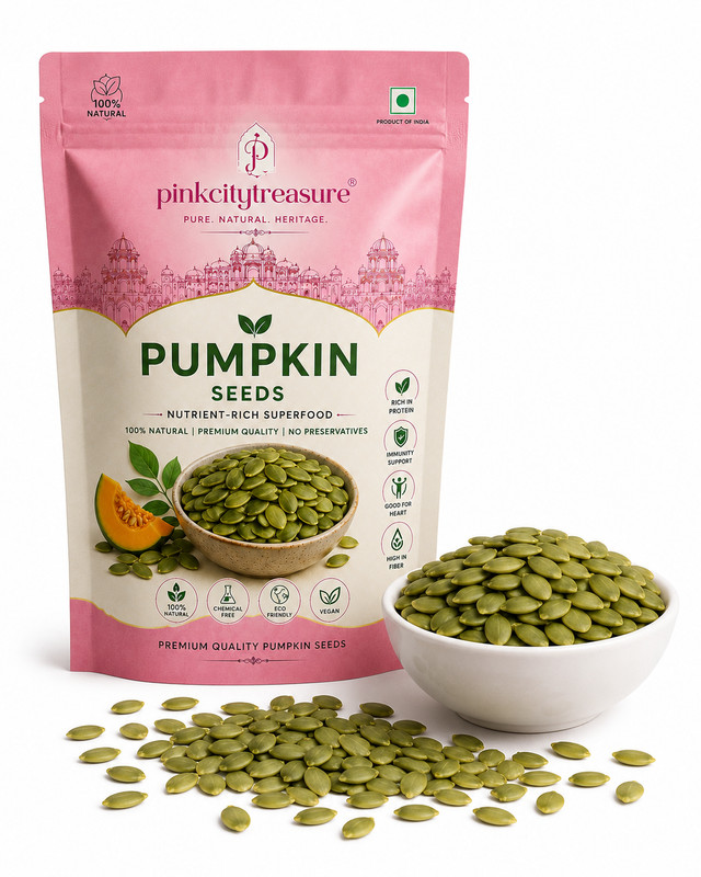 100% Organic Premium Raw Pumpkin Seeds Non-GMO, No shell Unsalted Vegan Raw Seed
