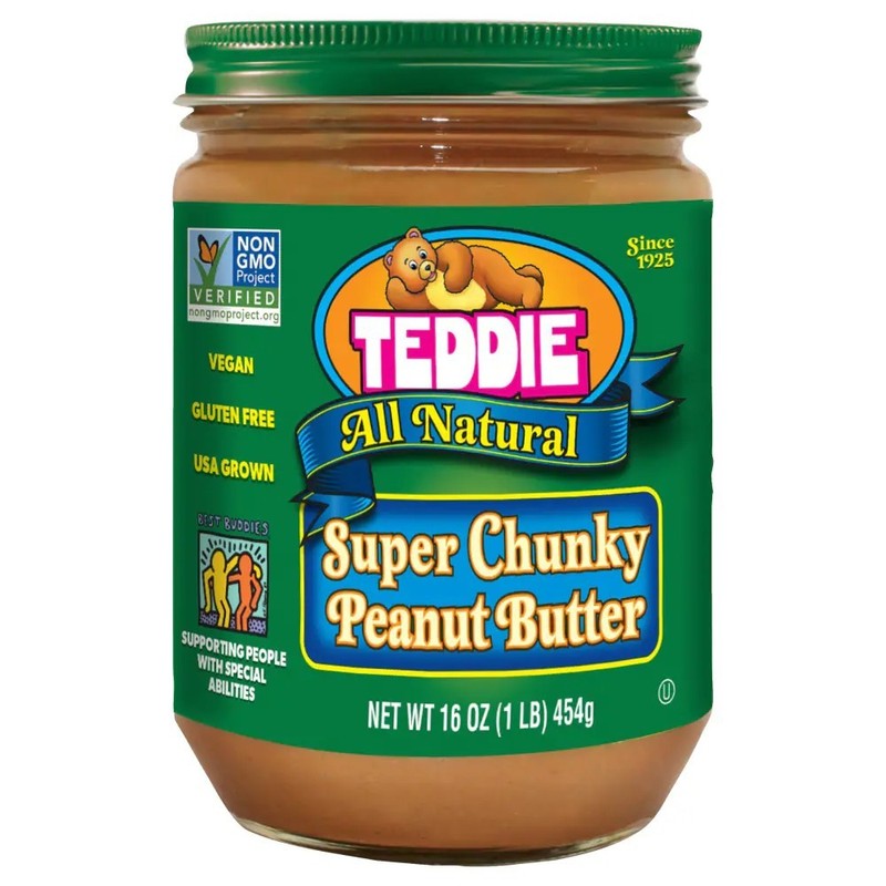 Teddie All Natural Super Chunky Peanut Butter 16 oz