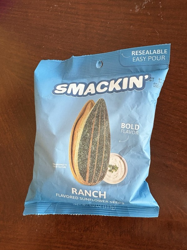 Smackin’ Sunflower Seeds – Ranch 4oz