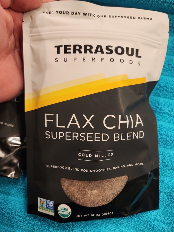 Set Of 2 16oz Terrasoul Superfoods Organic Flax & Chia Superseed Blend Non GMO gallery